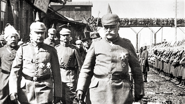 Фельдмаршал Эйхгорн в Киеве. 1918 год Фельдмаршал Эйхгорн в Киеве. 1918 год