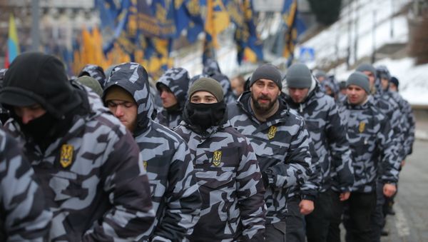 Акция националистов в Киеве Акция националистов в Киеве