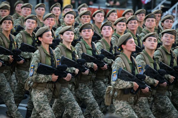 Генеральная репетиция военного парада в честь Дня независимости Украины Генеральная репетиция военного парада в честь Дня независимости Украины