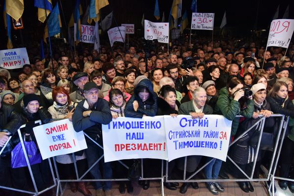 Митинг в поддержку Ю. Тимошенко во Львове Митинг в поддержку Ю. Тимошенко во Львове
