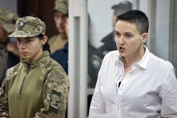 Рассмотрение в киевском суде жалобы на арест Н. Савченко