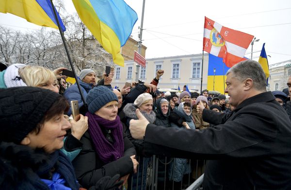 Порошенко жители пенсионеры