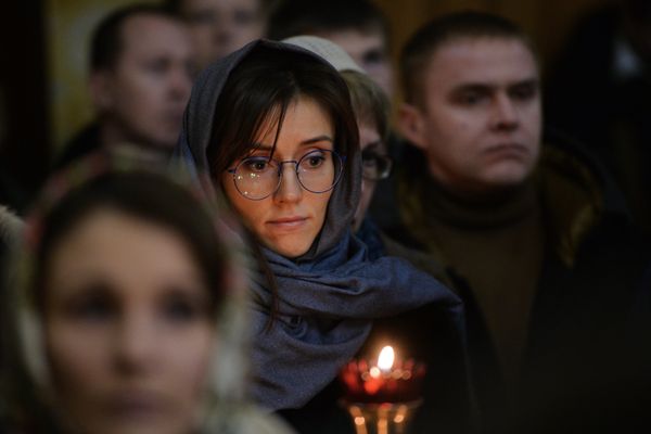 Празднование Рождества в городах России
