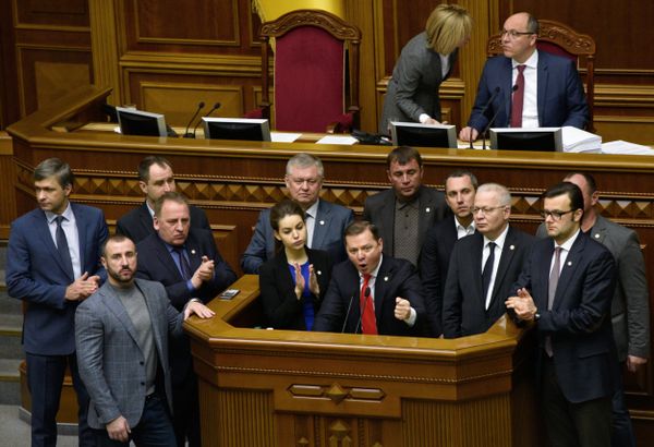 Заседание Верховной рады Украины