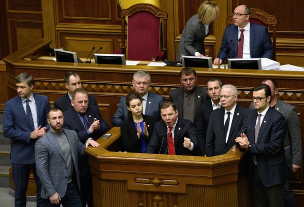 Заседание Верховной рады Украины