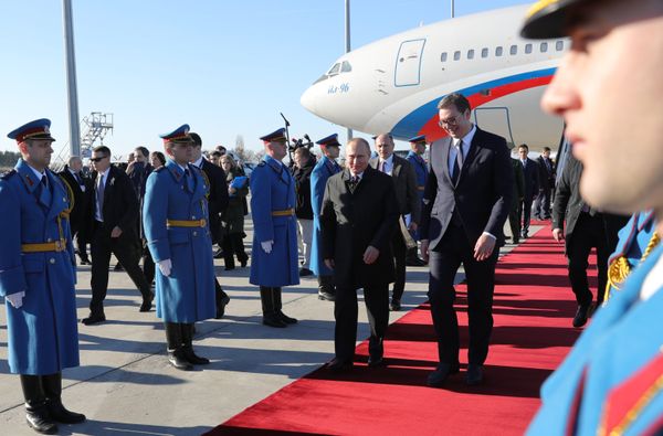 Официальный визит президента РФ В. Путина в Сербию