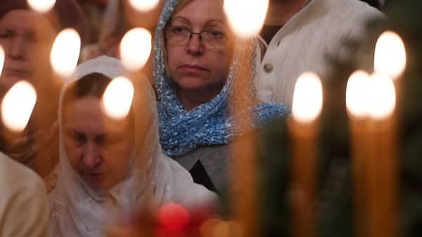 Празднование Рождества в городах России