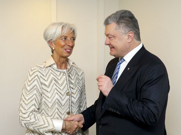 Порошенко Лагард МВФ Давос Порошенко Лагард МВФ Давос