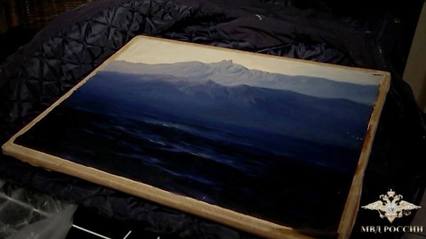 Задержание подозреваемого в краже картины Куинджи