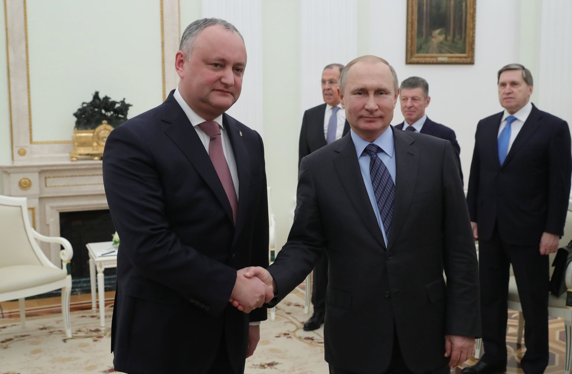 Президент РФ В. Путин встретился с президентом Молдавии И. Додоном - РИА Новости, 1920, 27.11.2020