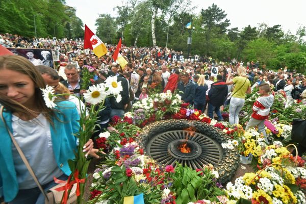 Акция Бессмертный полк на Украине