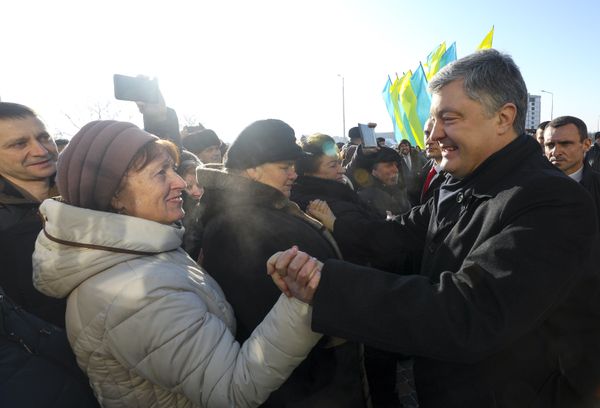 Порошенко жители пенсионеры