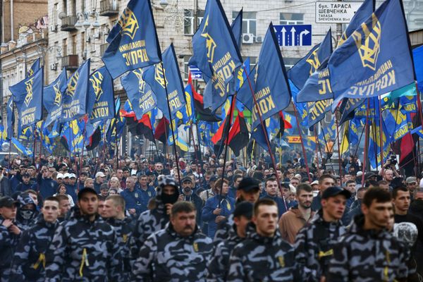 Акция националистов в Киеве