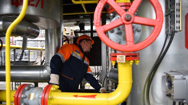 Газодобывающее предприятие компании «Укргаздобыча» во Львовской области