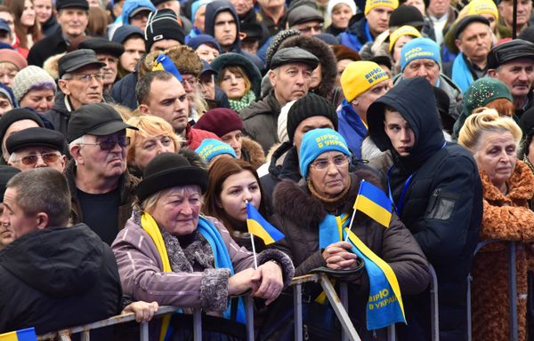 Встреча кандидата в президенты Украины Ю. Тимошенко с избирателями во Львове