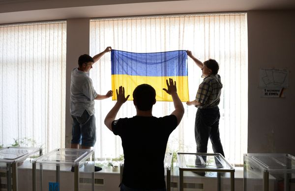 Подготовка избирательных участков к выборам президента Украины