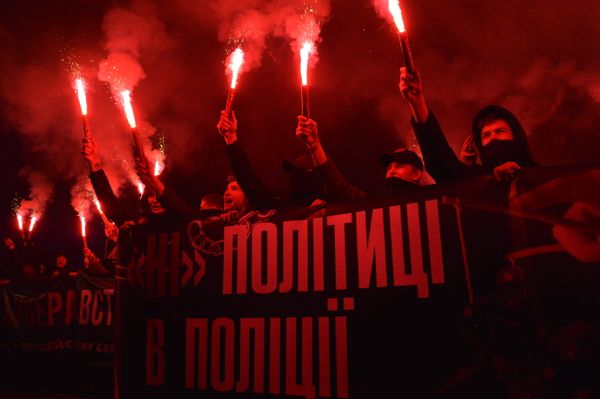 C14 акция произвол полиция