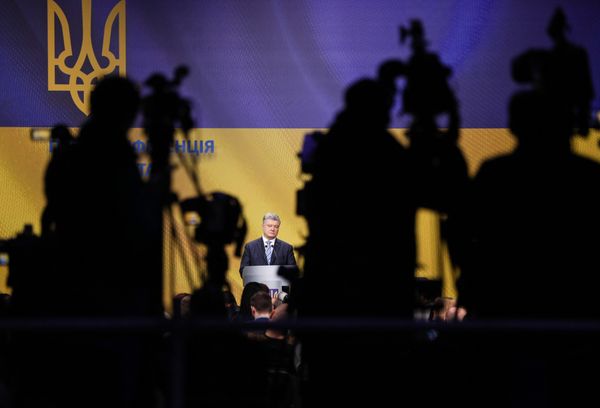 Порошенко камера телекамера журналисты