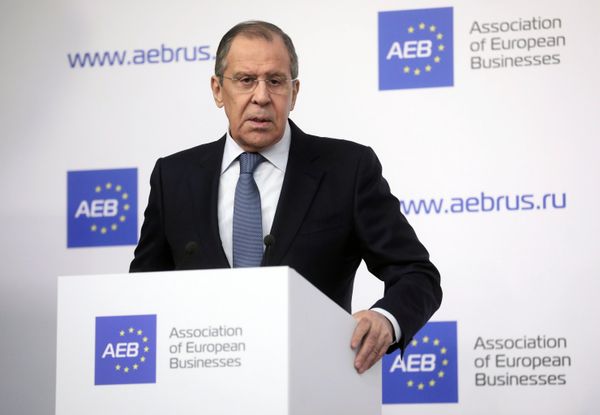 Брифинг главы МИД РФ С. Лаврова