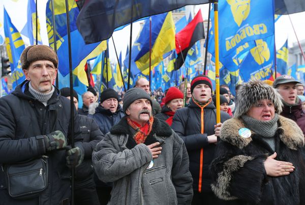 Акции в Киеве с требованием честных выборов Акции в Киеве с требованием честных выборов