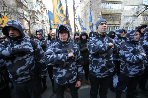 Акции в Киеве против коррупции в оборонной промышленности