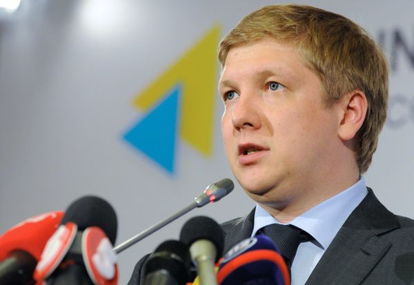 Пресс-конференция главы НАК Нафтогаз Украины Андрея Коболева