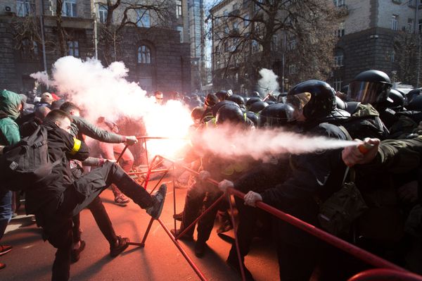 Акция в Киеве против коррупции в оборонной промышленности