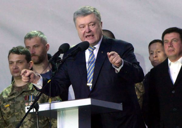 Президент Украины П. Порошенко посетил Черкассы в рамках предвыборной кампании