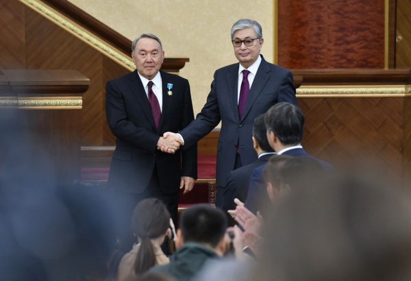 Церемония передачи полномочий президента Казахстана К. Токаеву