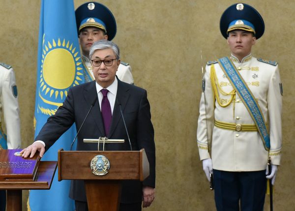Церемония передачи полномочий президента Казахстана К. Токаеву