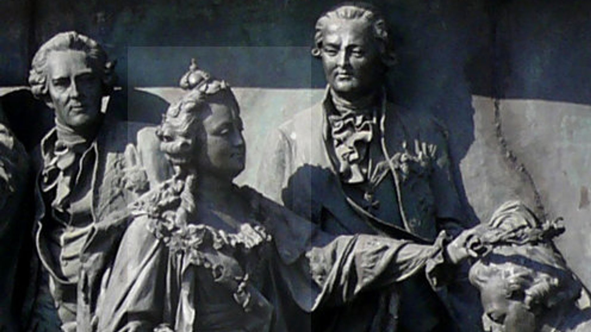 Екатерина II на Памятнике 1000-летие России в Великом Новгороде - РИА Новости, 1920, 09.01.2025
