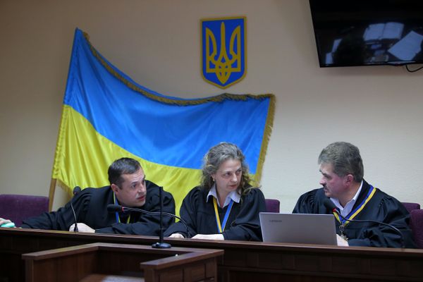 Заседание суда по делу журналиста К. Вышинского Заседание суда по делу журналиста К. Вышинского