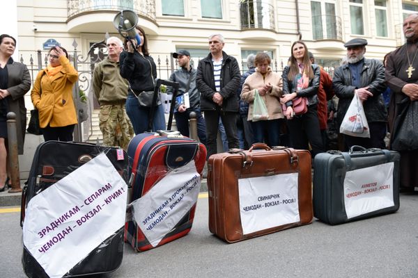 Акция против кандидата в президенты Украины В. Зеленского в Киеве Акция против кандидата в президенты Украины В. Зеленского в Киеве