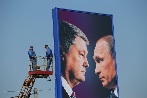Предвыборная агитация на Украине Предвыборная агитация на Украине