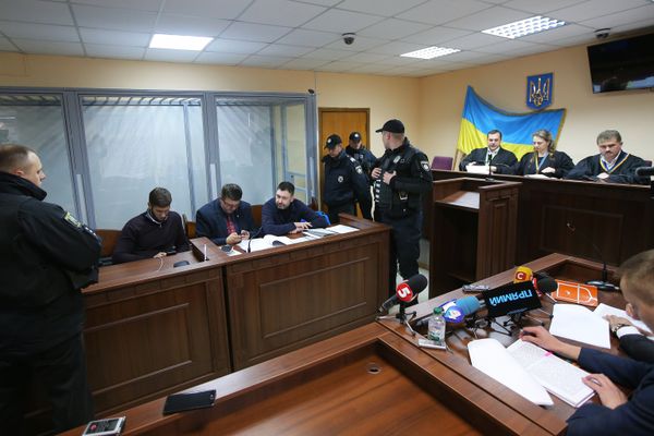 Заседание суда по делу журналиста К. Вышинского Заседание суда по делу журналиста К. Вышинского