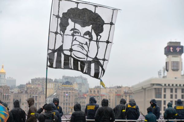 Партия «Нацкорпус» устроила митинг в Киеве