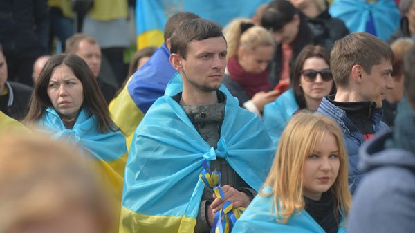 Митинг Порошенко в Киеве 19.04