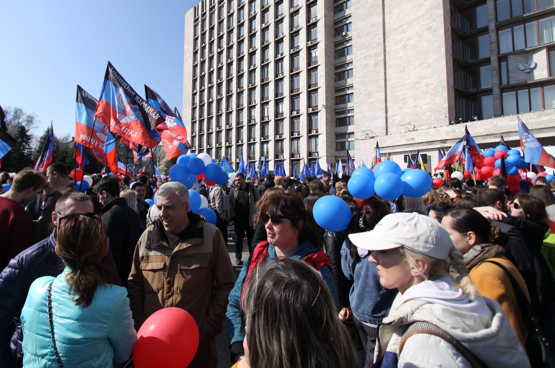 Митинг в честь пятилетия провозглашения ДНР - РИА Новости, 1920, 10.11.2020