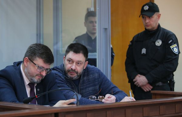 Заседание по делу журналиста К. Вышинского в Киеве Заседание по делу журналиста К. Вышинского в Киеве