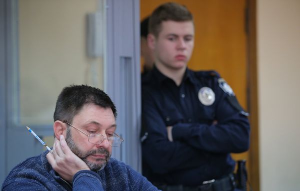 Заседание по делу журналиста К. Вышинского в Киеве
