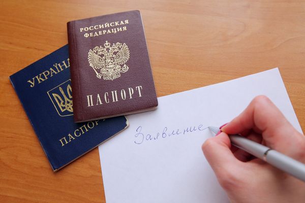 Паспорта гражданина Российской Федерации и гражданина Украины Паспорта гражданина Российской Федерации и гражданина Украины