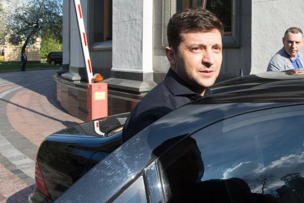 Брифинг избранного президента Украины В. Зеленского