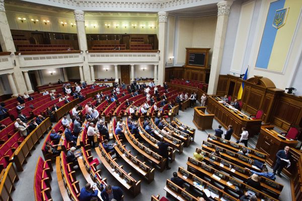 Заседание Верховной рады Украины