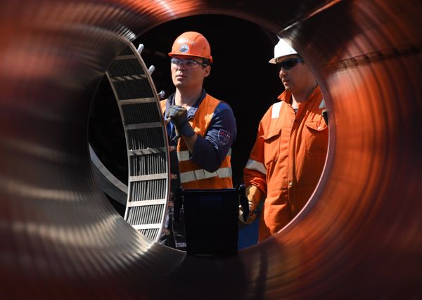 Строительство газопровода Северный поток-2 в Ленинградской области Строительство газопровода Северный поток-2 в Ленинградской области