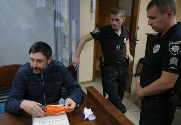 Заседание суда по делу журналиста К. Вышинского в Киеве Заседание суда по делу журналиста К. Вышинского в Киеве