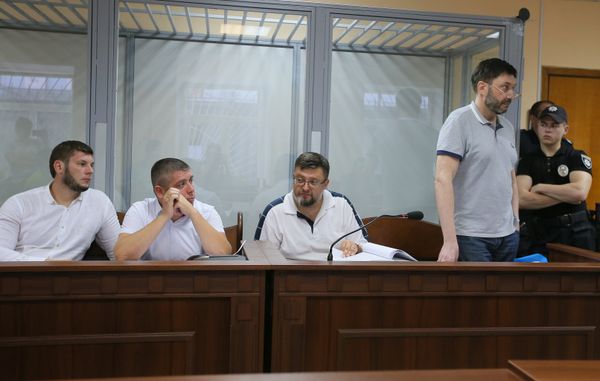 Заседание суда по делу журналиста К. Вышинского в Киеве Заседание суда по делу журналиста К. Вышинского в Киеве
