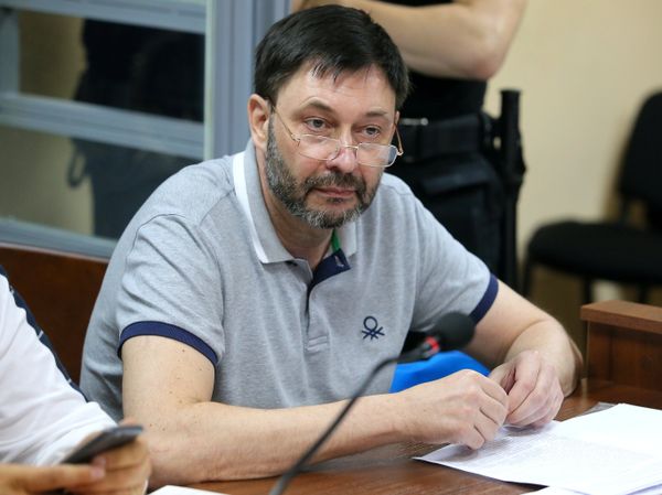 Заседание суда по делу журналиста К. Вышинского в Киеве