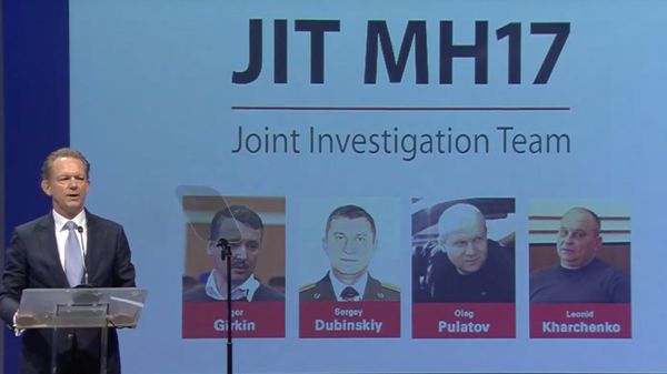 Пресс-конференция совместной следственной группы по делу о крушении Boeing MH17