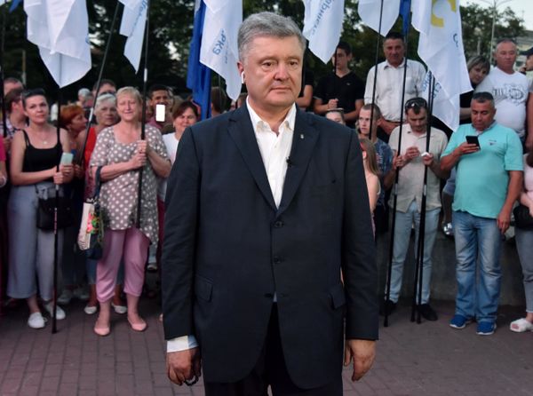 Предвыборный митинг П. Порошенко во Львове