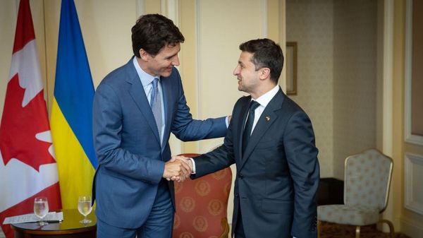 Зеленский премьер-министр Канады Джастин Трюдо